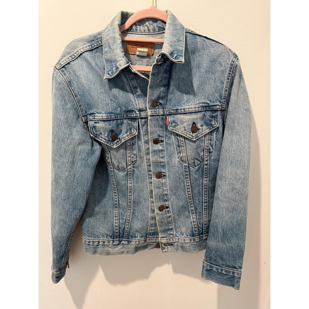 Vintage 1970s Levi's Type III Trucker Jacket No Handwarmer Pockets Size 38